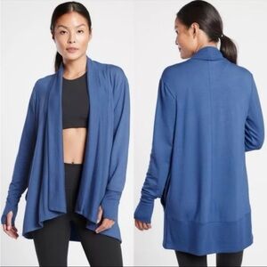 Athleta pranayama Cardigan in Blue